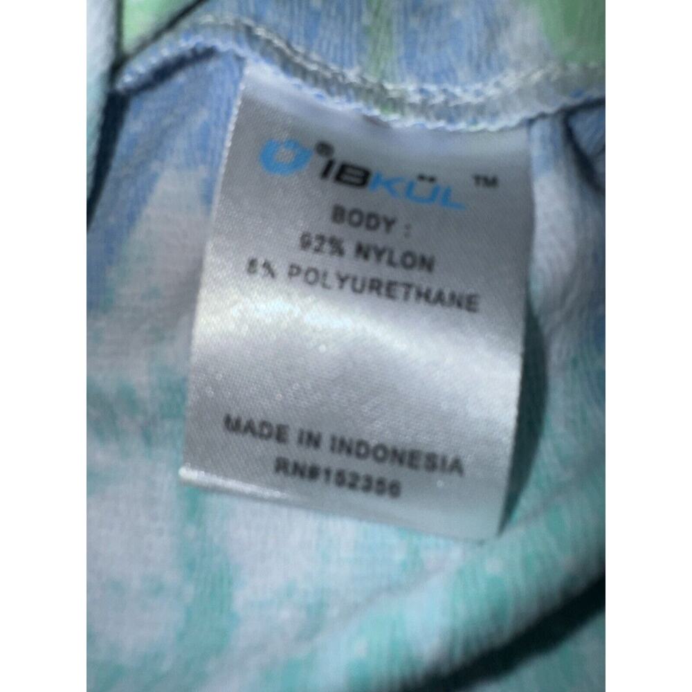 IBKUL Golf Women’s 1/4 Zip Green Blue Top Cool UPF Sleeveless Size S Small Multi - Picture 4 of 5